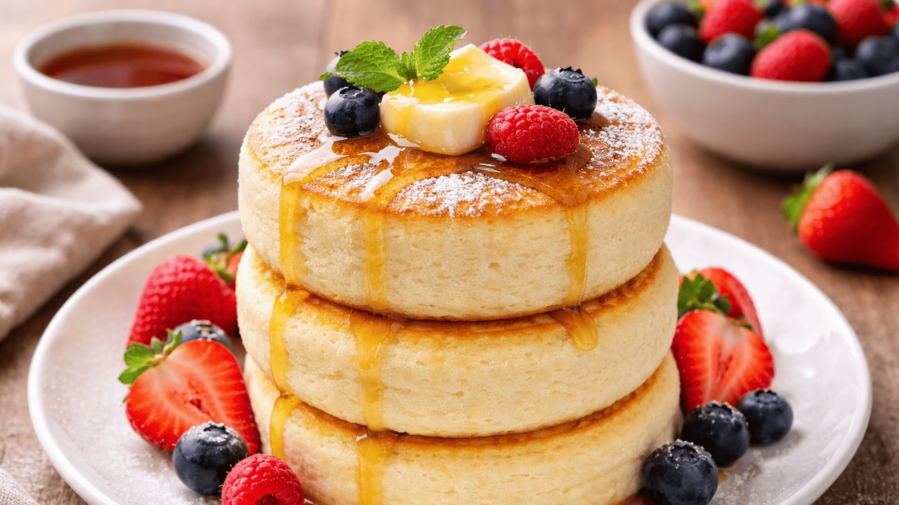 Обычные оладьи больше не готовлю: японский вариант, который получается мягким и воздушным как десерт Эти японские оладьи готовятся всего из трёх инг...