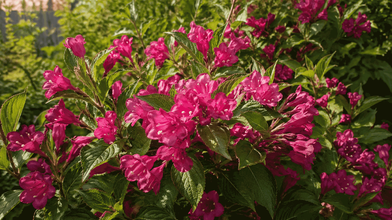 Этот эффектный кустарник способен цвести почти ...