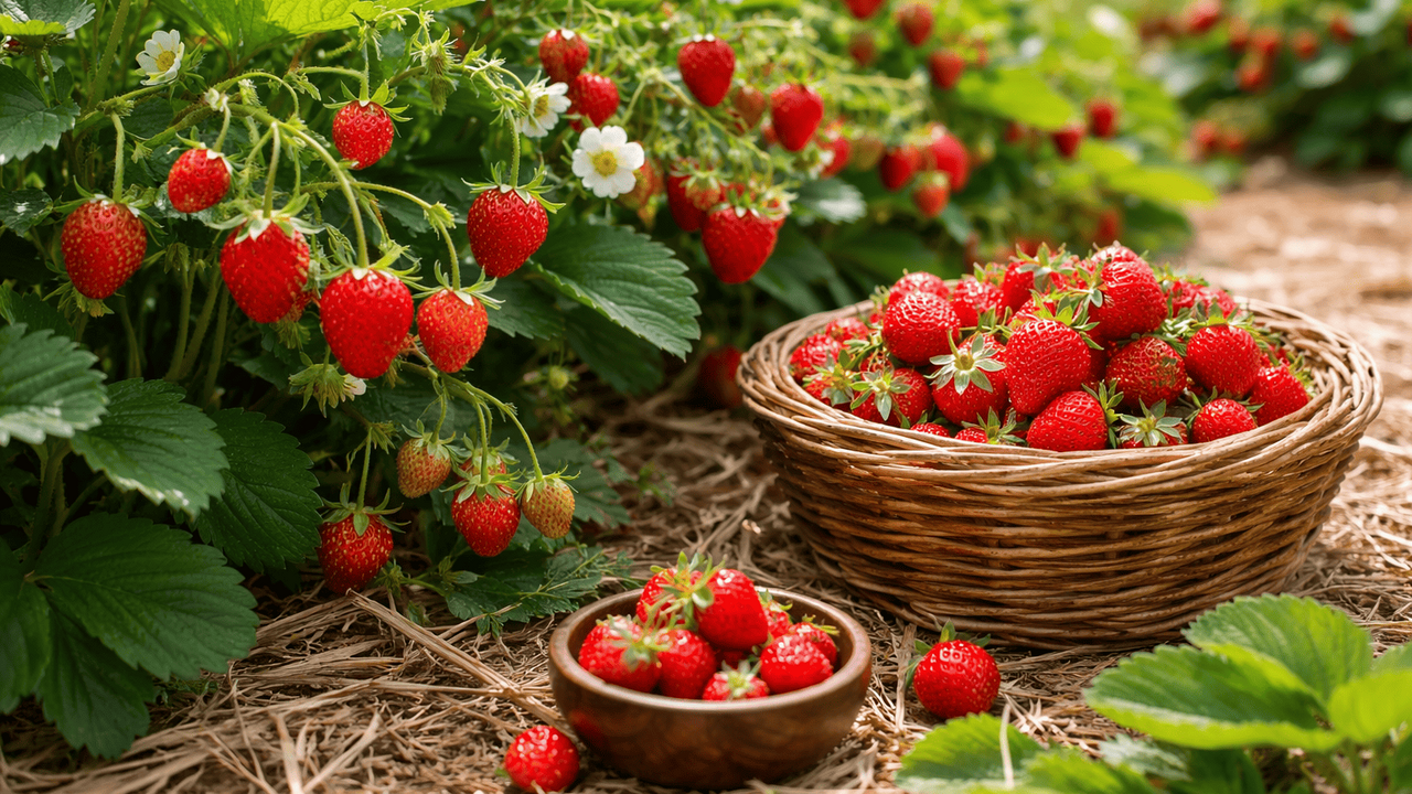 Клубника взрывается урожаем уже в начале сезона: всего 1 кг этой подкормки в апреле делает ягоды крупными и сладкими После схода снега достаточно рассыпать по клубн...