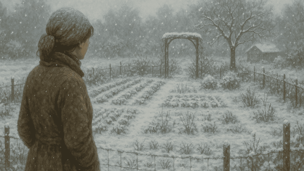 Декабрь кажется временем покоя для огорода, но ...