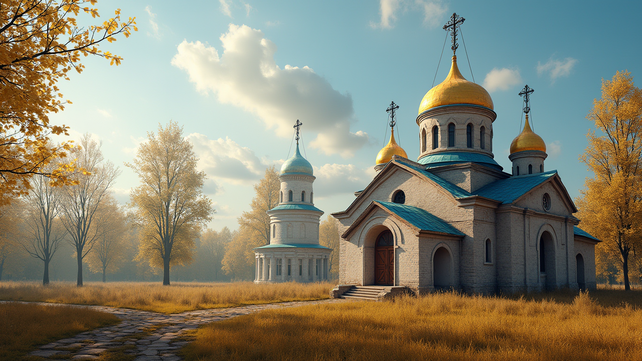 Священник Русской православной церкви из Сергие...