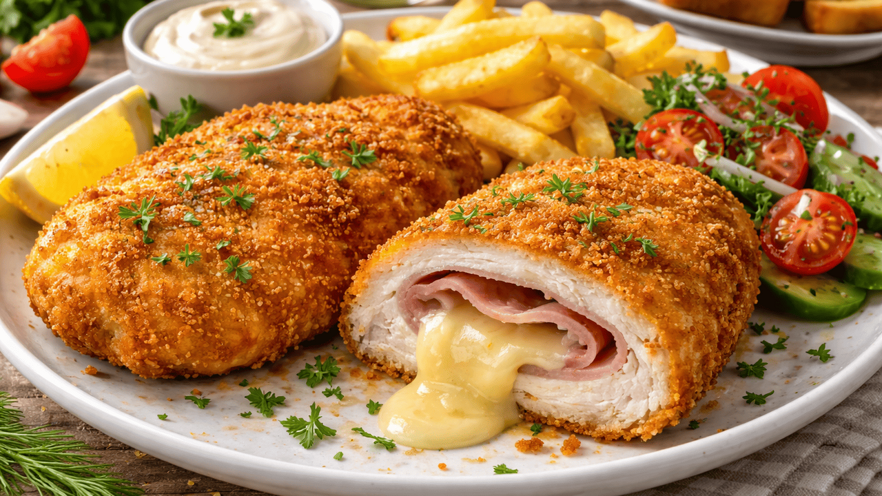 Попробуйте приготовить этот хрустящий шницель с...