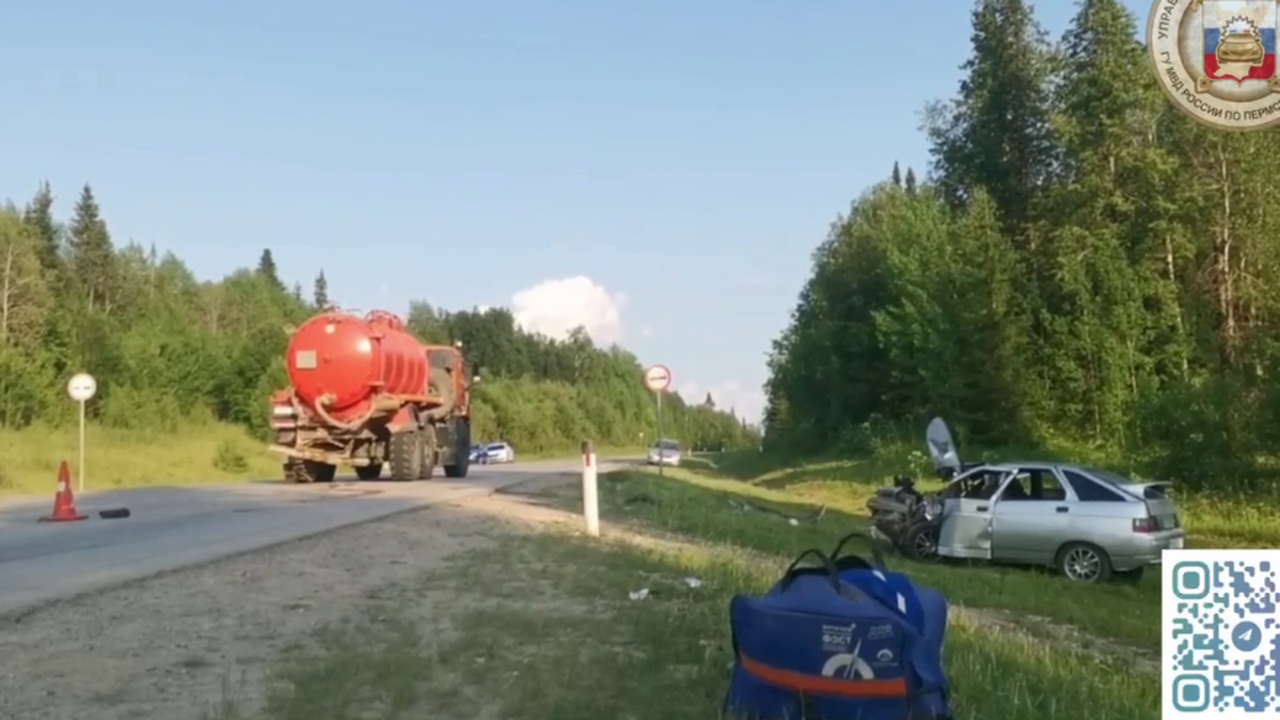 В серьезном ДТП в Прикамье 4 человека получили травмы Водитель не выдержал безопасную дистанцию
