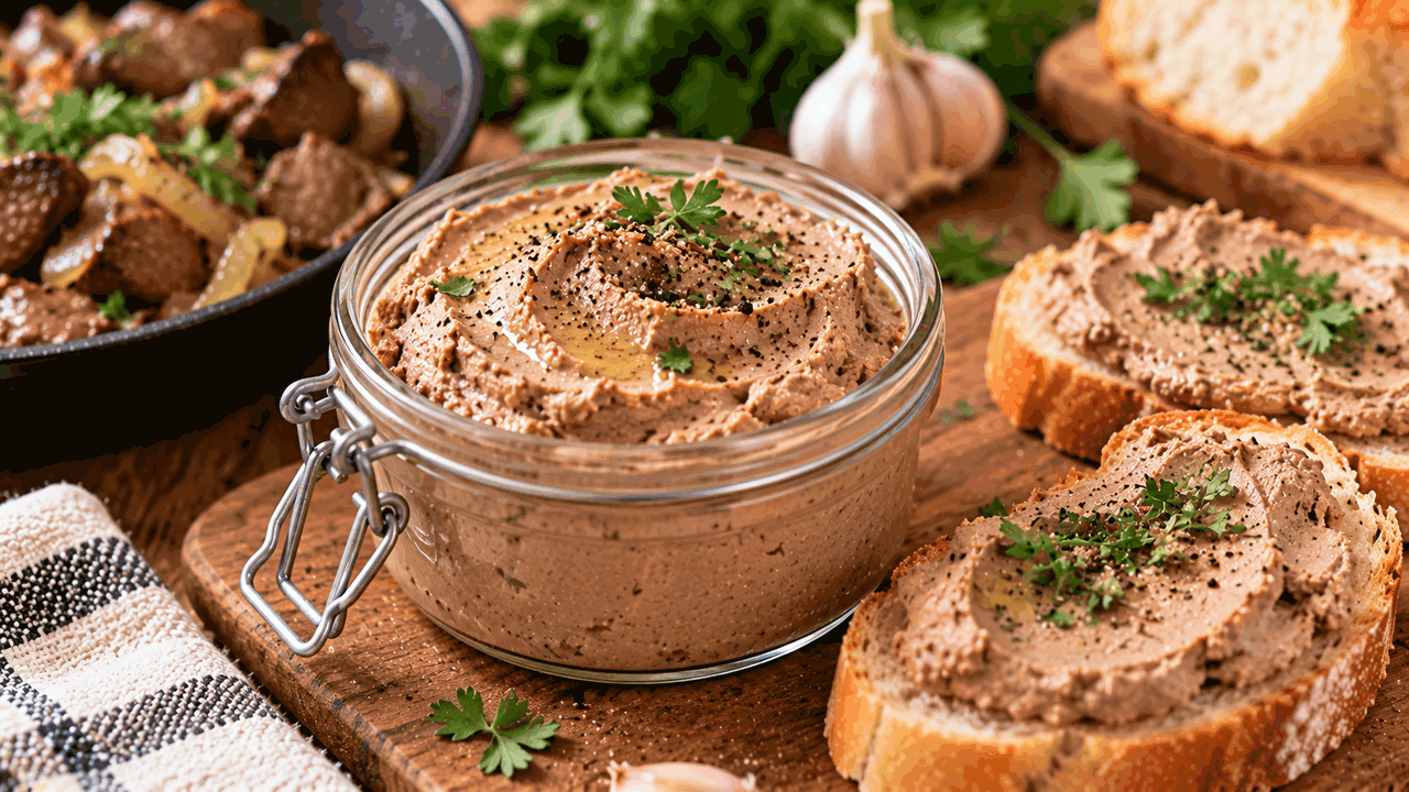 Как приготовить нежный домашний паштет из курин...