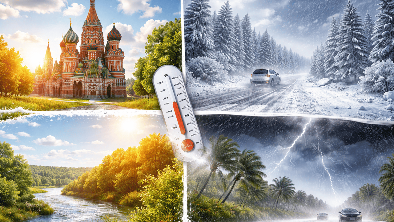 Погода в России с 3 по 6 апреля будет контрастн...