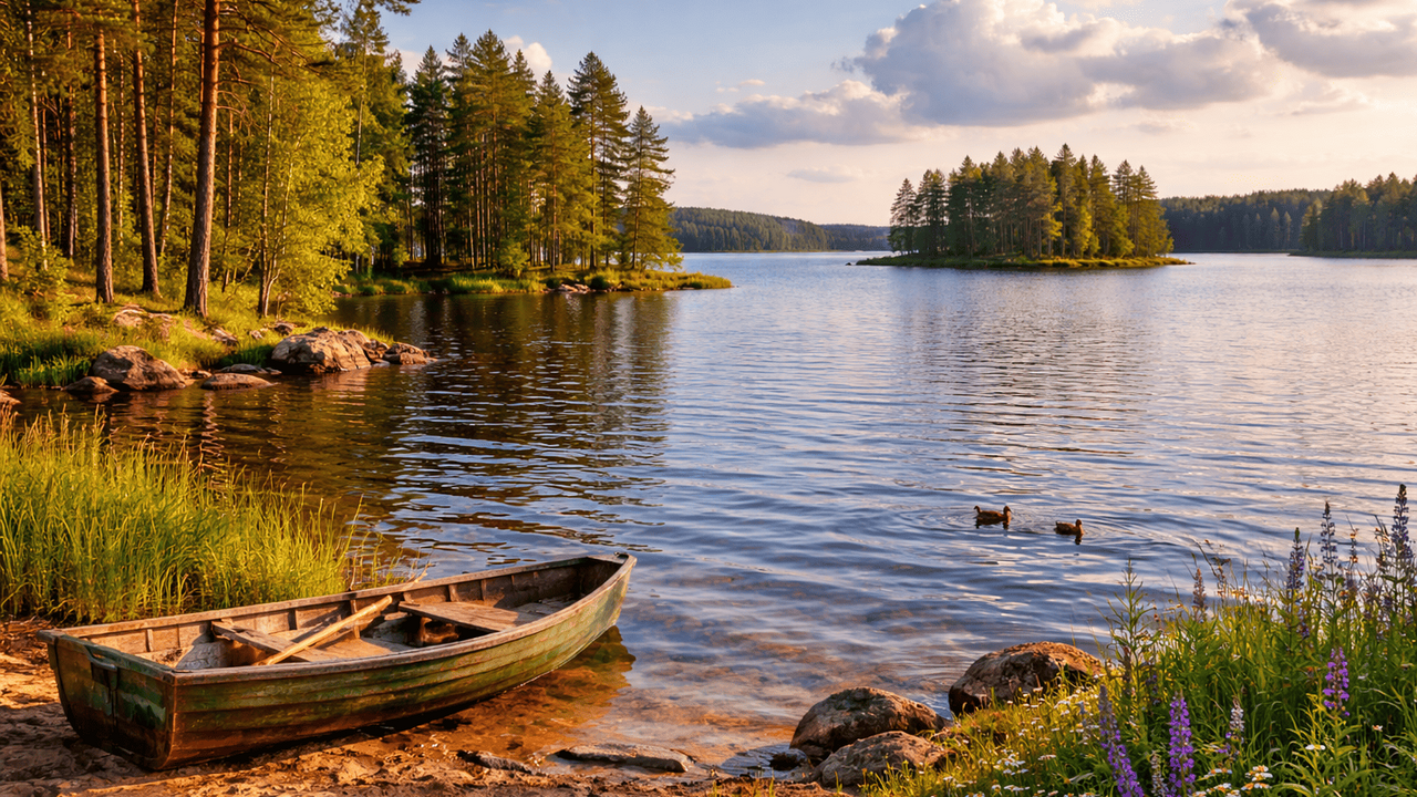 Осташков — старинный город на Селигере, который...