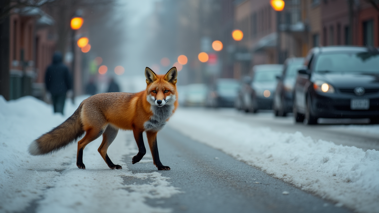 Жителям Перми напомнили, что при встрече с лиса...