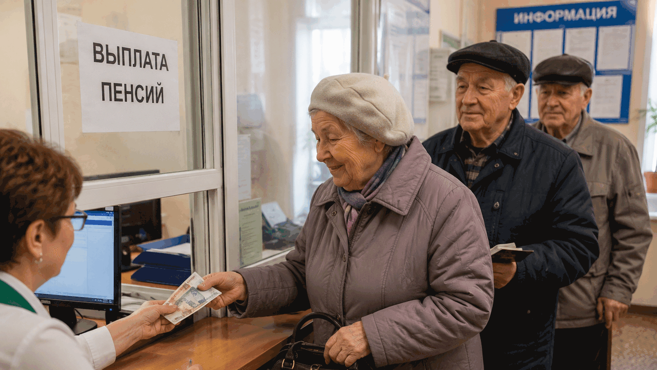 Первое зачисление пенсии на банковскую карту дл...