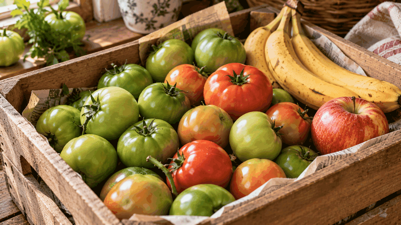 Что положить рядом с зелеными помидорами после ...