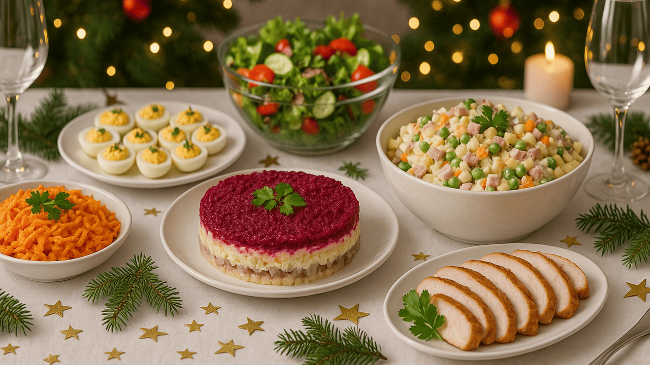 Салат «Снежная баба» — это эффектная альтернати...