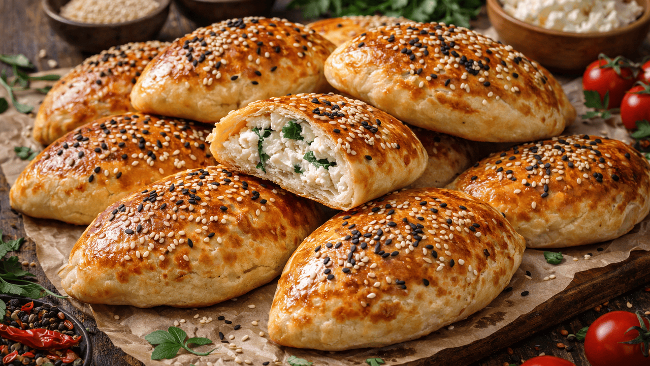 Эти пышные турецкие пирожки без дрожжей готовят...