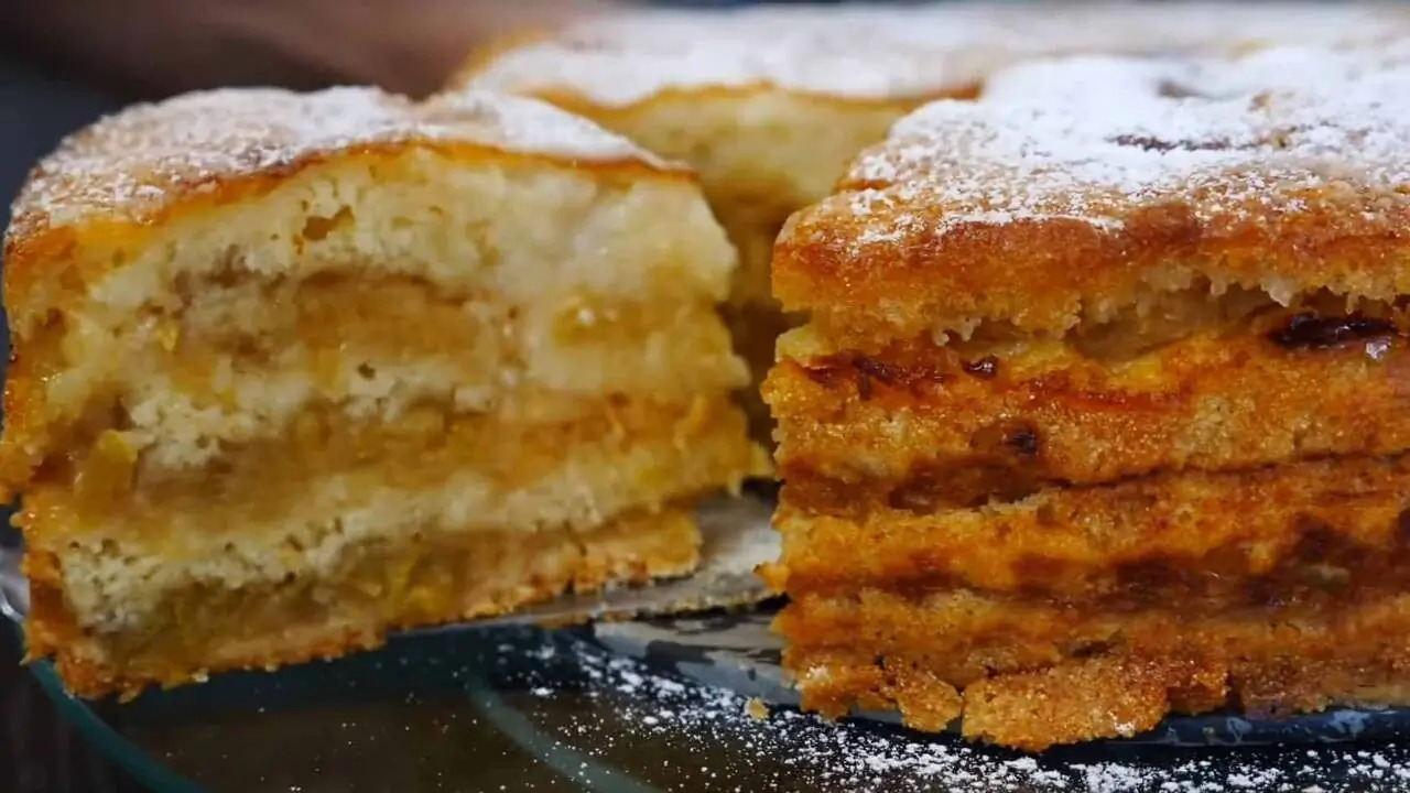 Яблочный насыпной пирог "Три стакана": в 100 раз вкуснее шарлотки — и намного легче в готовке Пирог «Три стакана»: альтернатива яблочной шарл...