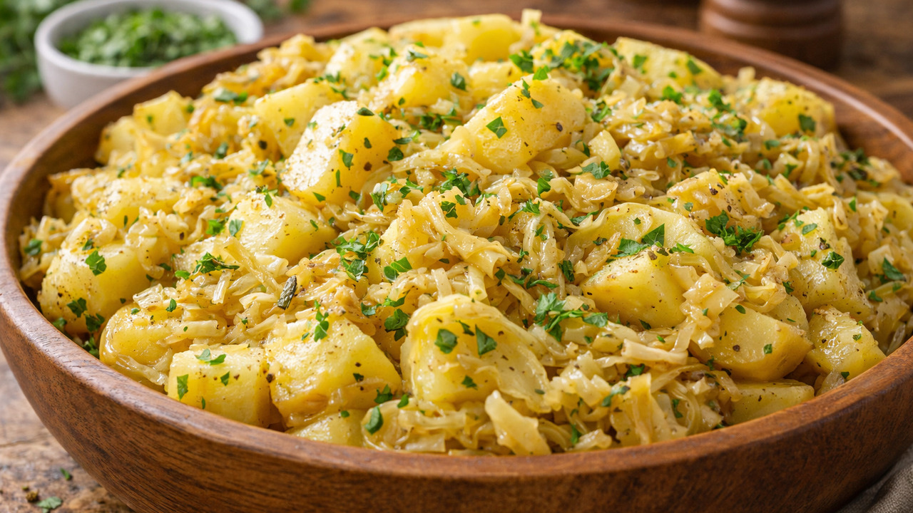 Нежная капуста и рассыпчатый картофель без сухо...