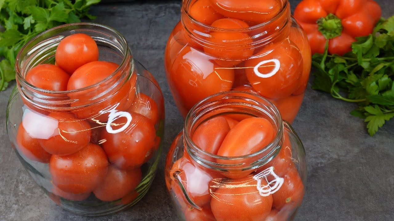 Помидоры на зиму «Супер вкусные», рассол выпивается на порядок быстрее, чем уходят помидоры Помидоры «Сладунчики»: быстрый рецепт без лишни...