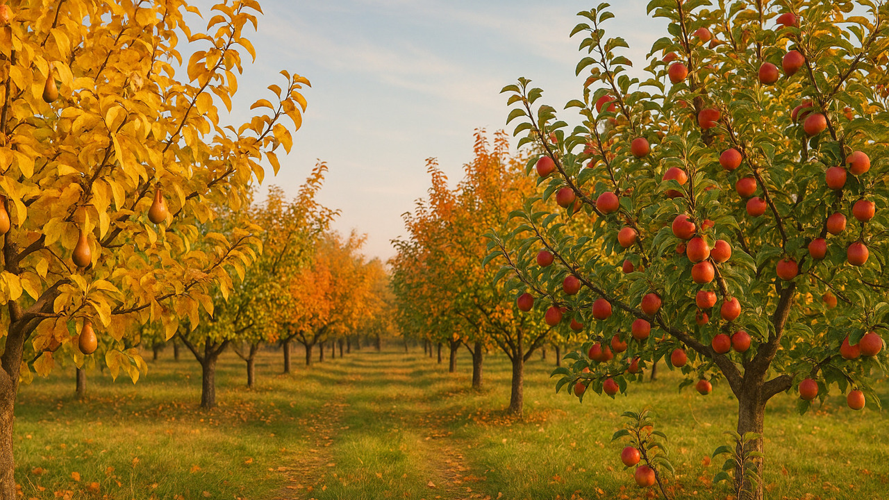 Всем яблоням и грушам в ноябре — защита на всю зиму: обрабатываю стволы — и кора здоровая, вредители спят, а весной — ни одного нароста Осень — идеальное время, чтобы подготовить сад ...