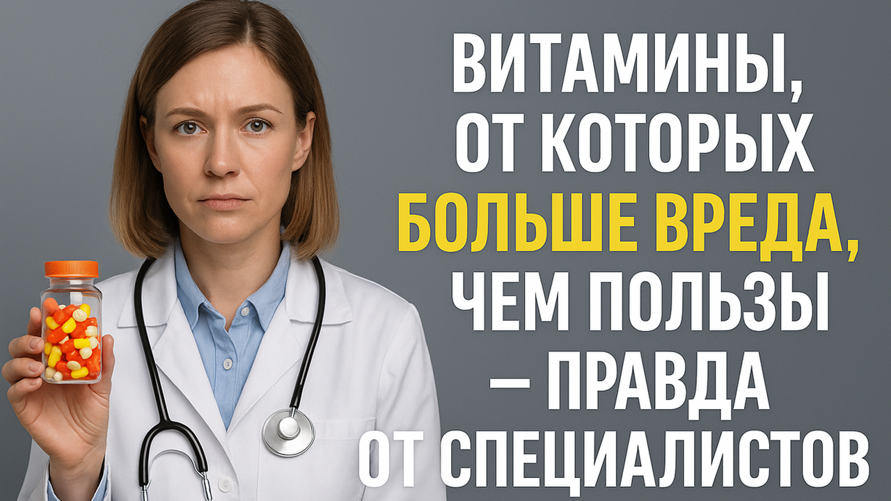 Витамины, от которых больше проблем, чем пользы: правда от специалистов Когда витамины приносят вред: что говорят иссле...