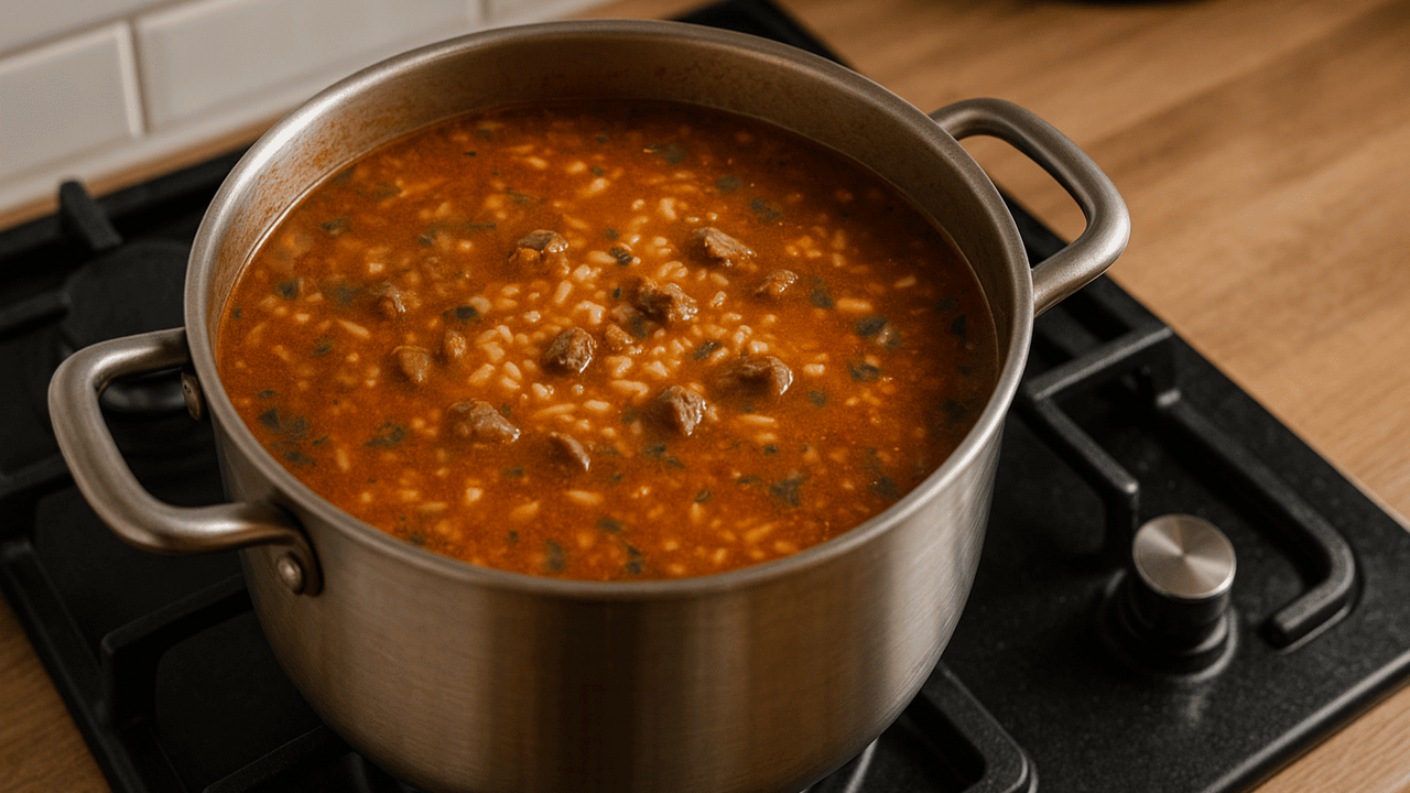 Грузинская классика раскрывает свой вкус: пряный и наваристый суп харчо готовится проще, чем кажется Этот суп харчо покоряет с первой ложки — насыще...