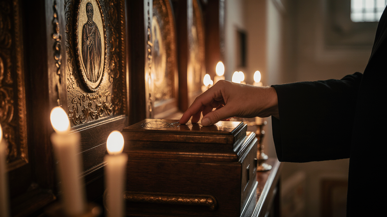 В храмах используют разные способы сбора пожерт...