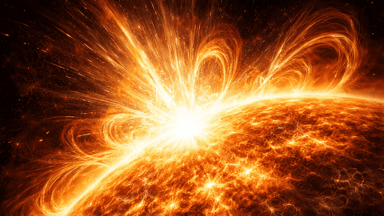 Опасная вспышка на Солнце направлена к Земле: возможна одна из самых сильных магнитных бурь На Солнце зафиксирована мощная вспышка высшего ...