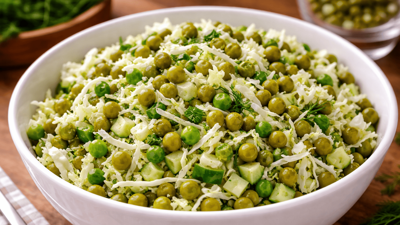 Свежий, сочный и удивительно простой салат из д...