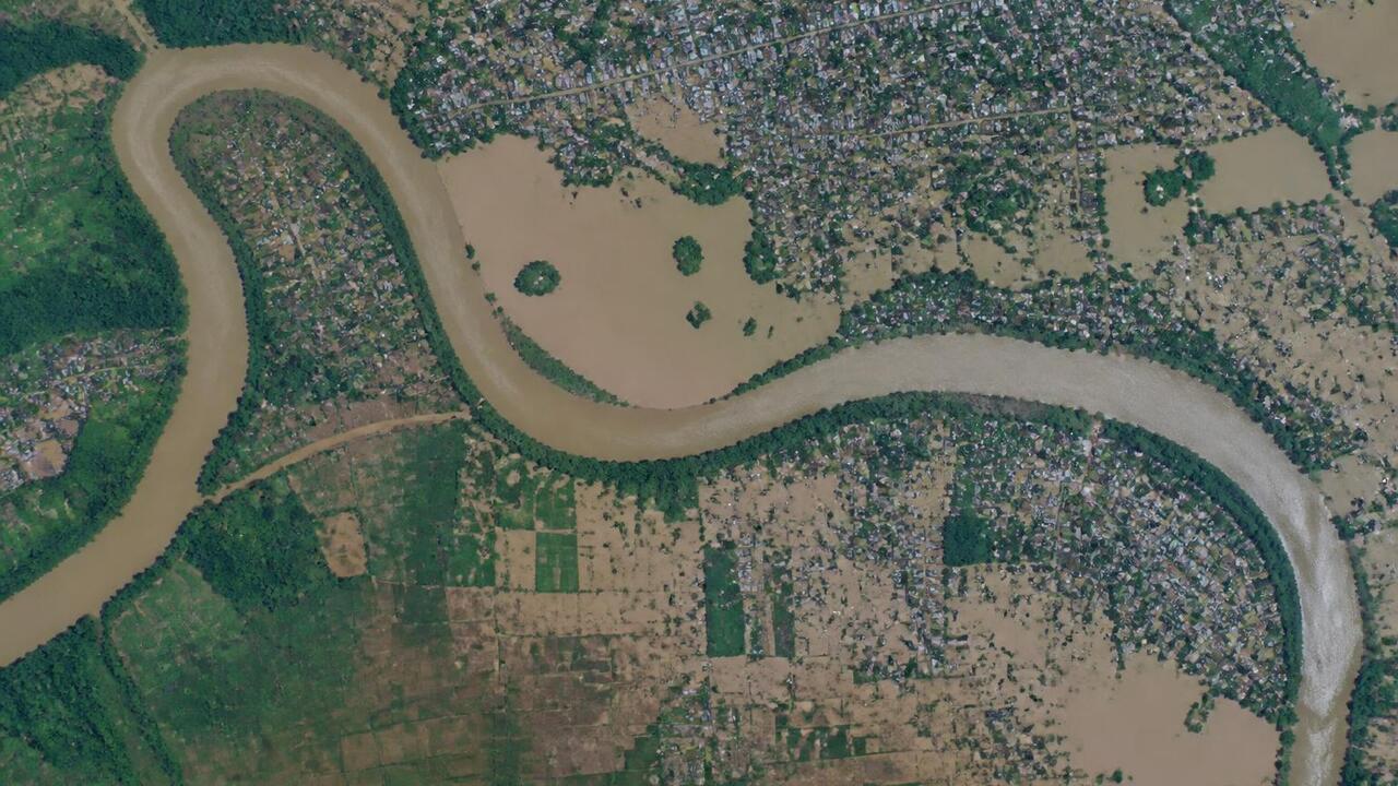 Разлив рек в Пермском крае заметили из космоса Спутниковые снимки зафиксировали паводок в Октя...