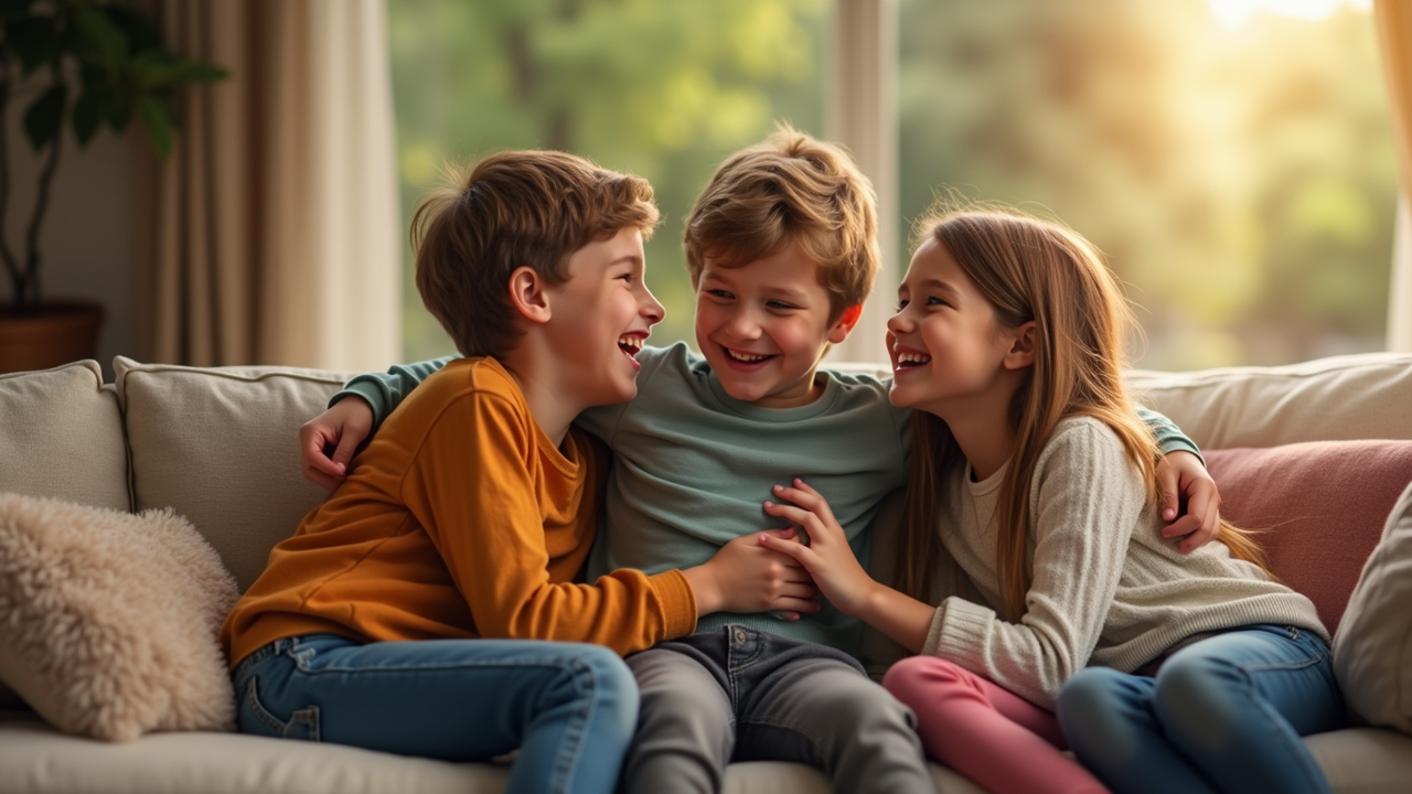 Психологи из Канады выяснили, что дети из много...