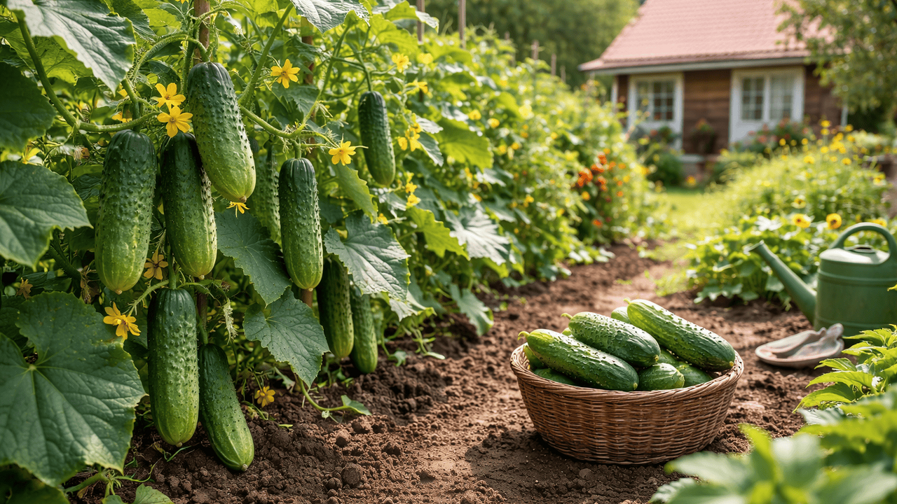 Хотите собирать огурцы быстро и без «раскопок» ...