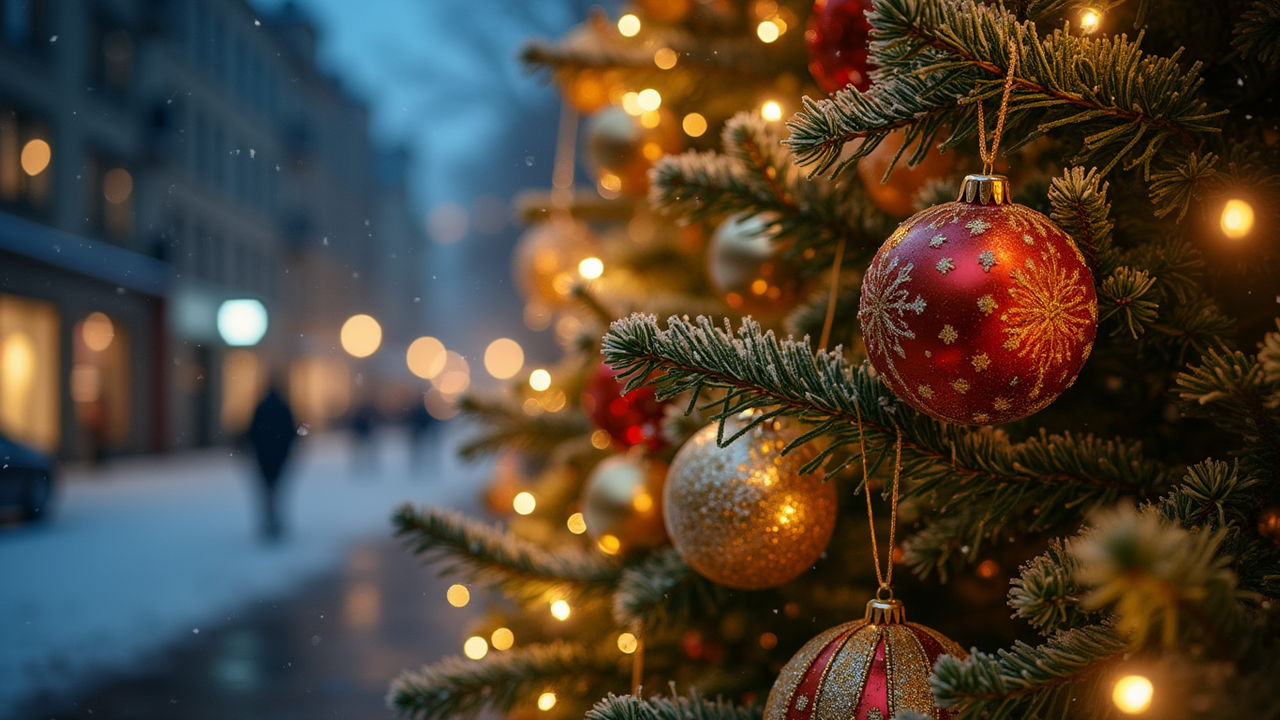 В парках Перми приступили к установке новогодни...