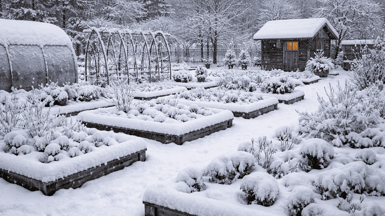Пока участок «спит» под снегом, в январе есть н...