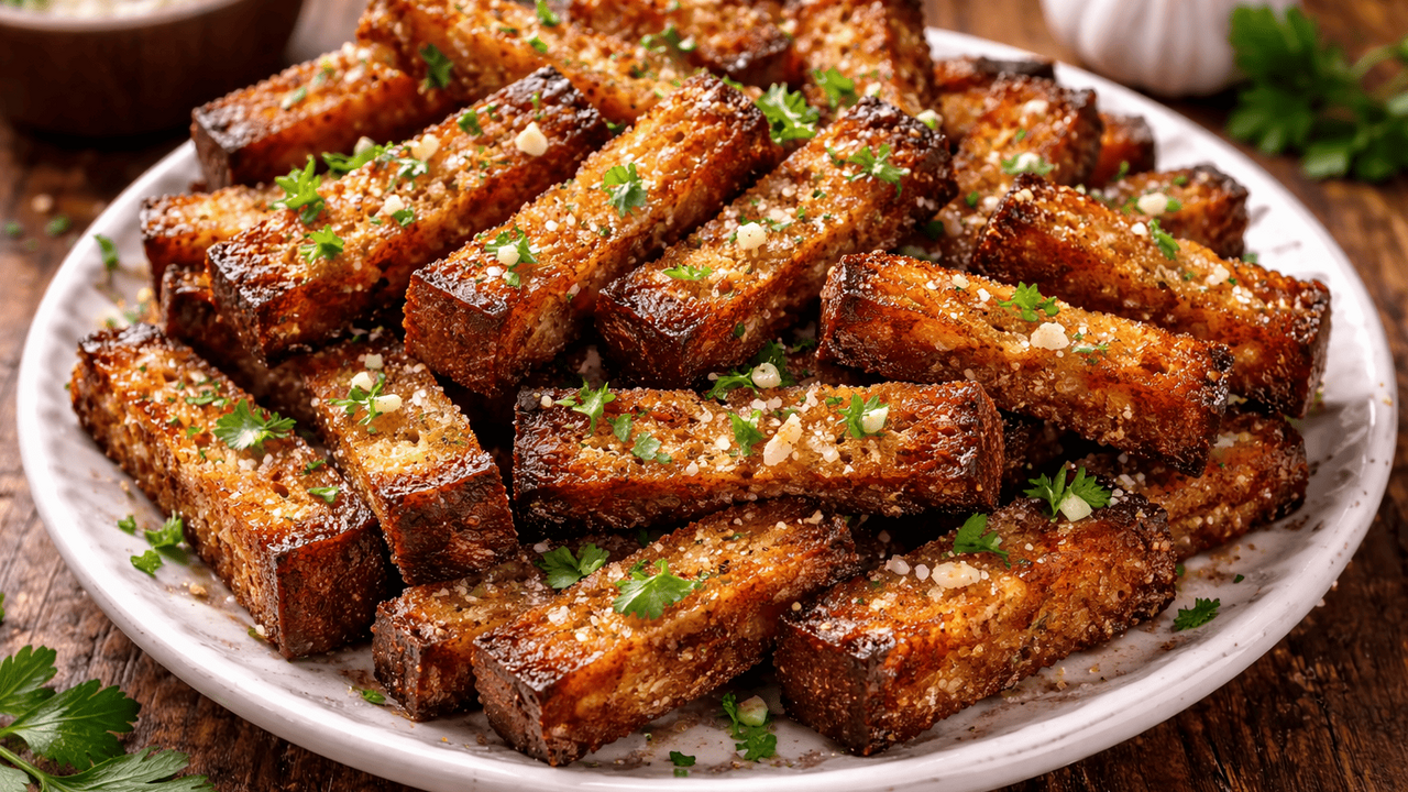 Чёрствый хлеб больше не пропадает впустую: как приготовить ароматные чесночные гренки к борщу Вчерашний хлеб способен превратиться в ароматны...