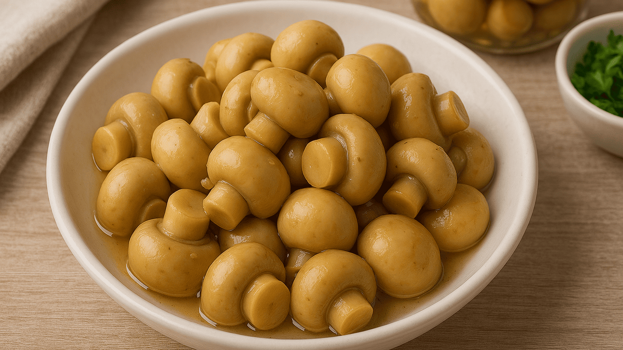 Шашлык остался без внимания на столе: шампиньоны произвели настоящий фурор Ароматные шампиньоны с пряностями и пикантной з...