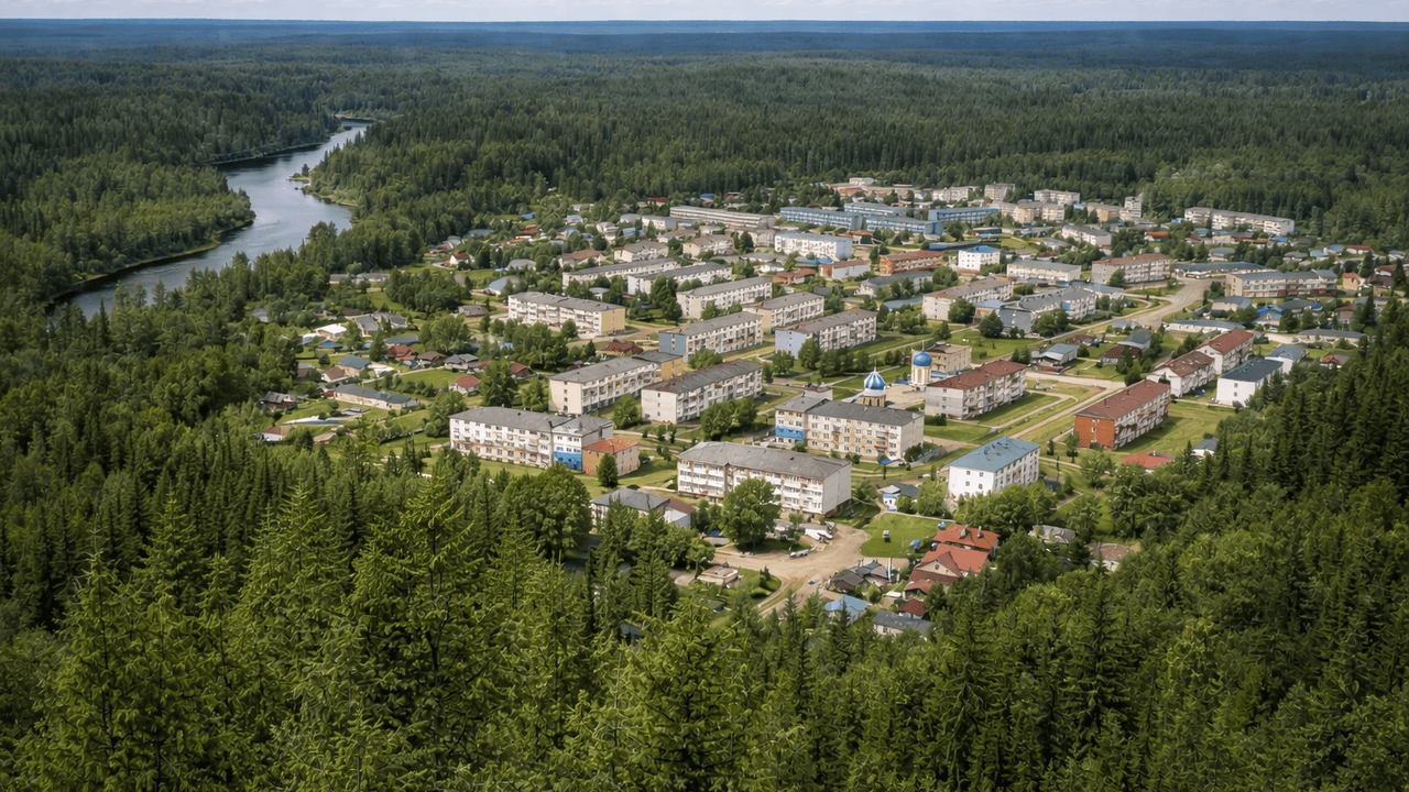 В глухой сибирской тайге существует город, чья ...
