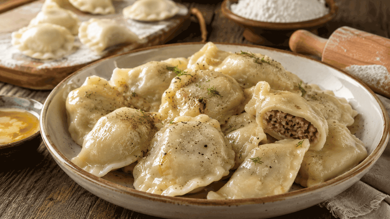 Вареники с мясом — одно из тех домашних блюд, к...