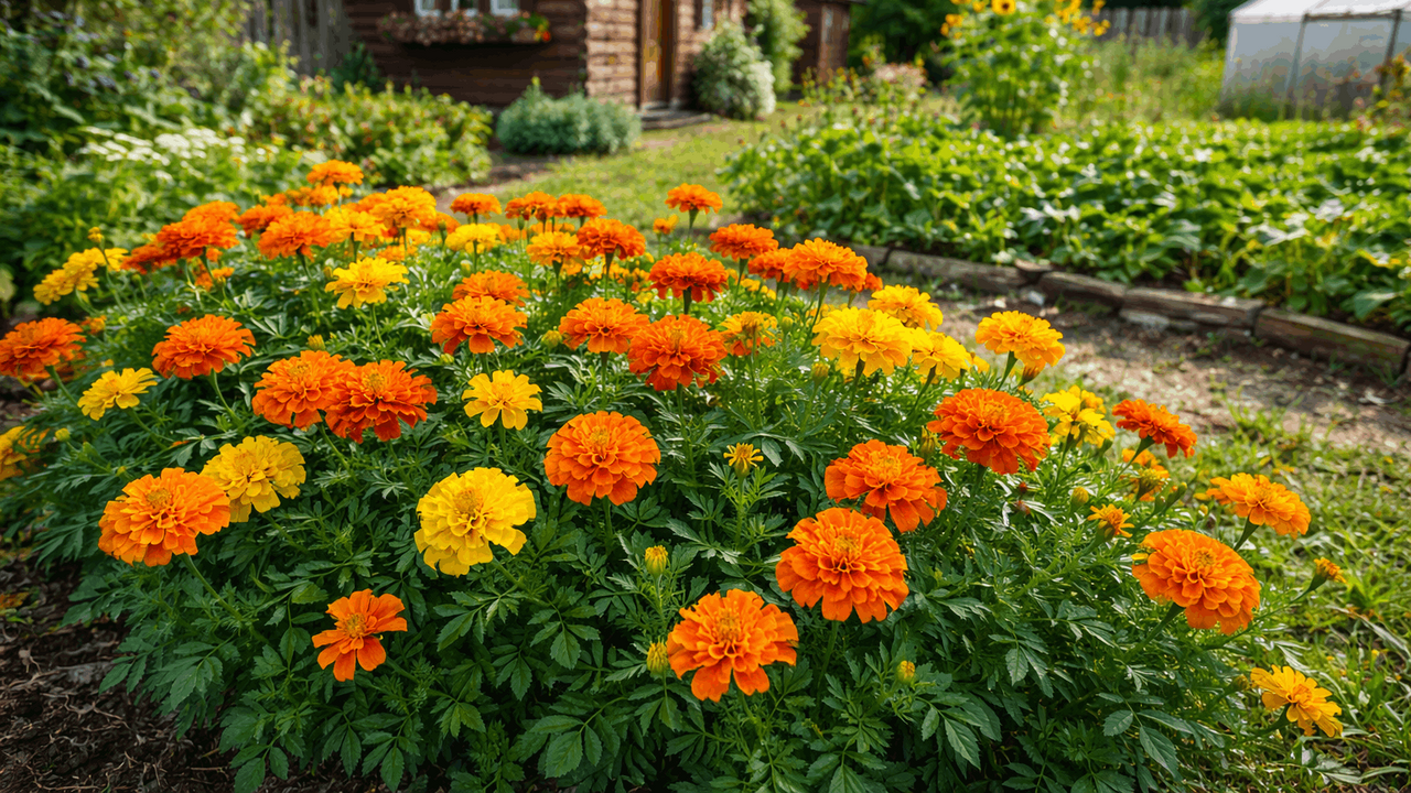 Бархатцы способны не только украсить клумбу, но...