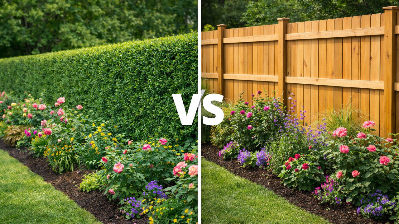 Граница участка может быть не просто забором, а...