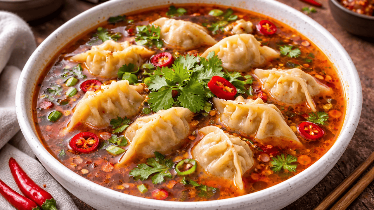 Обычные пельмени больше не варю: готовлю кисло-острый суп, который получается в разы вкуснее Этот кисло-острый суп с пельменями из Шэньси со...