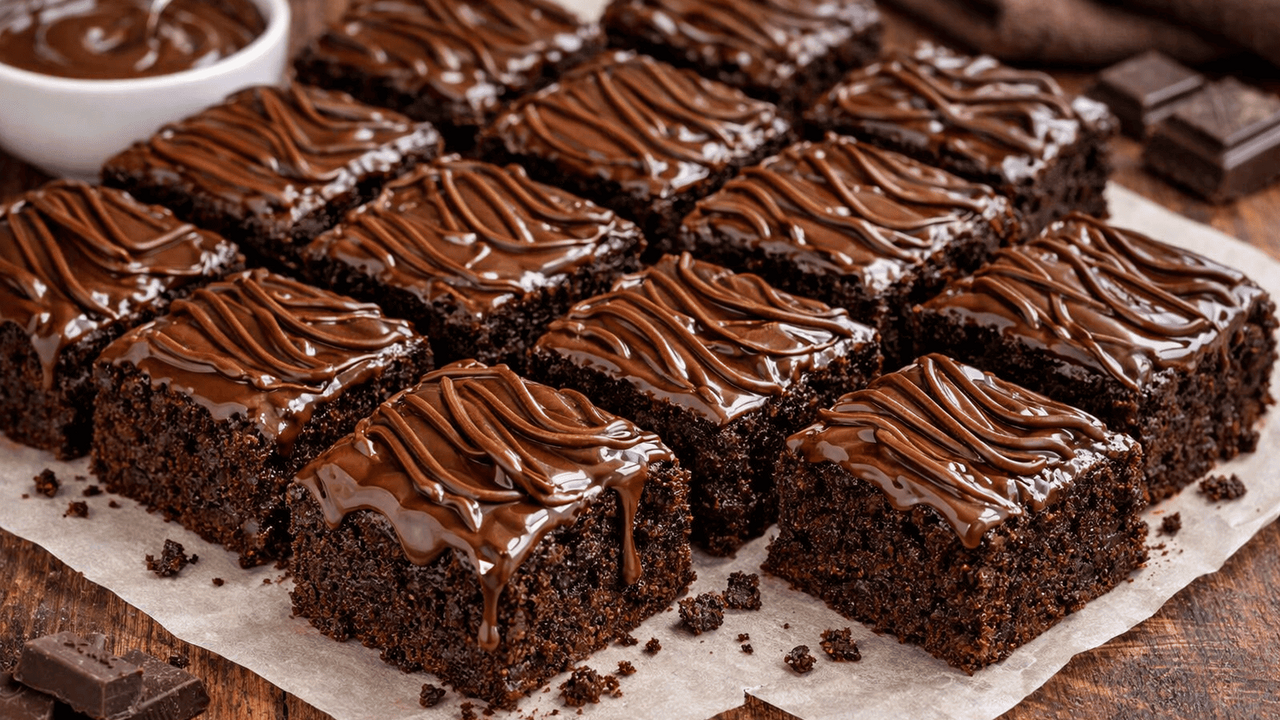 Эти шоколадные пирожные легко сделать дома, даж...