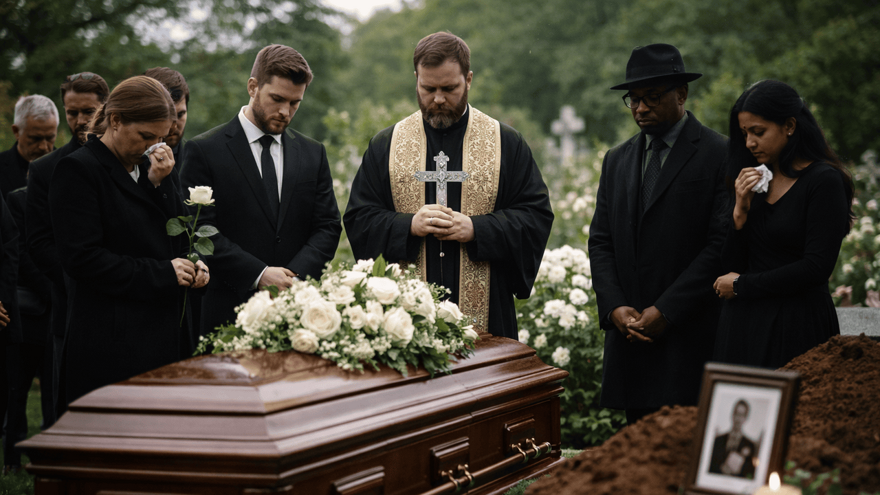 В России расходы на похоронные услуги в среднем...