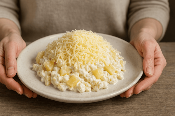 Семейный фаворит на любом празднике: нежный салат с курицей и ананасами снова покоряет всех