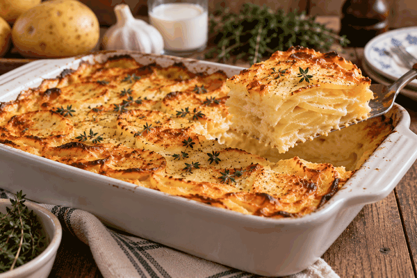 Картошка по-французски без мяса получается совсем не скучной: легкий рецепт знаменитого гратена дофинуа