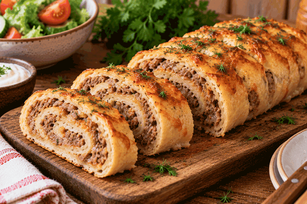 Вместо пельменей готовлю ленивый рулет с фаршем: вкус знакомый, а у плиты стою гораздо меньше