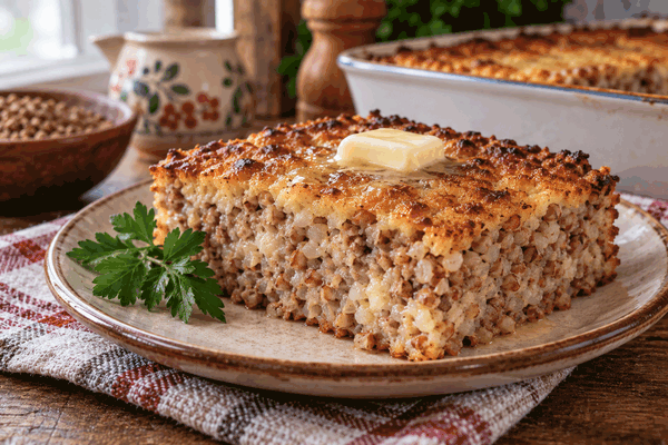 Пышный крупеник из обычной гречки: рецепт забытой запеканки, которую стоит вернуть на стол