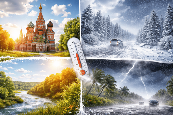 От тепла и туманов до метелей: какая погода ожидается в регионах России 4-6 апреля