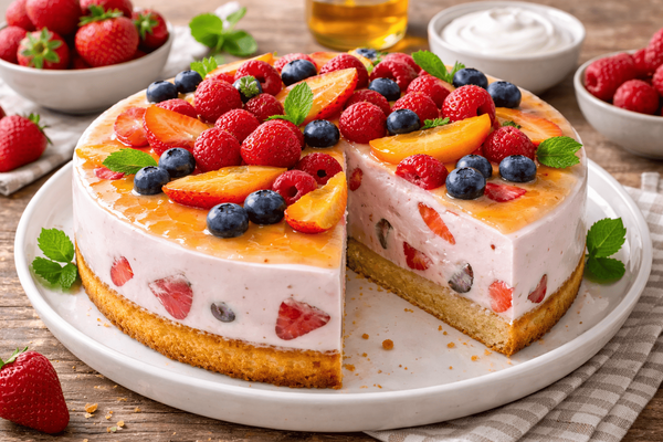 Десерт за 15 минут без лишней посуды и хлопот: йогуртовый торт, который получается из самых простых продуктов