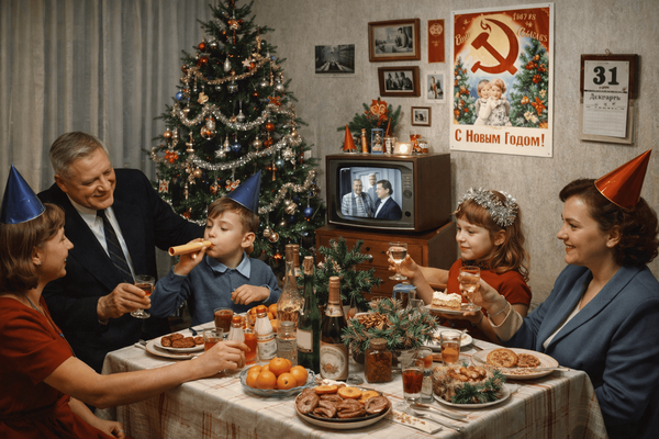 Без изобилия, но с душой: семь новогодних блюд из СССР, не похожих на современные