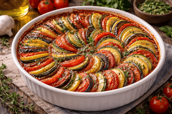 Такой рататуй вы ещё не готовили: лёгкий домашний рецепт с хитростями ресторанной кухни