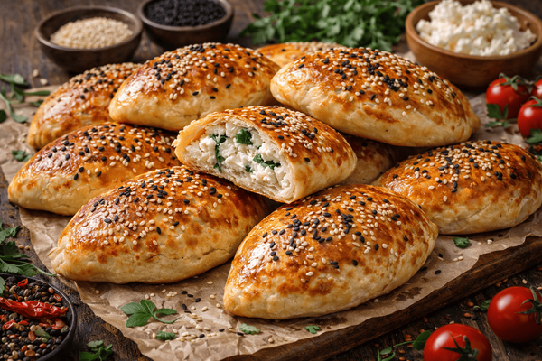 Пирожки с любой начинкой будут таять во рту: турецкая поача на быстром тесте как в пекарнях