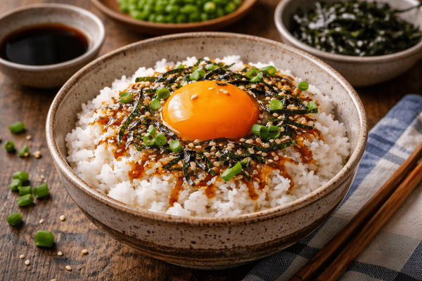 Японский завтрак для долголетия: простой рецепт тамаго какэ дохан, который готовят за минуты