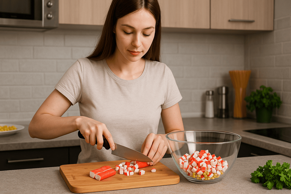 Салат, от которого визжала от радости вся семья: похож на «Мимозу», но на порядок вкуснее — подойдёт и Огненной Лошади