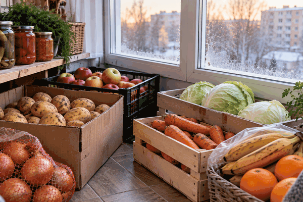 Ночью уже около нуля: какие продукты нельзя оставлять на застекленном балконе даже на одну ночь
